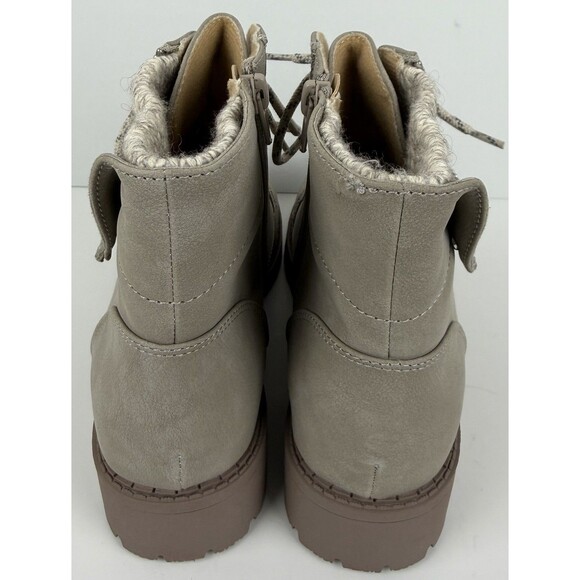 Jellypop Women's Memories Lace Up Boot, Light Gray, 10M, New - Picture 4 of 10